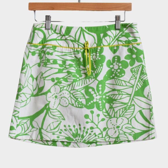 J.CREW Women's Cotton Floral Print Mini Skirt Size 2 - Picture 1 of 6